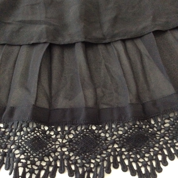 Tory Burch Sydney Black Pleated Silk Dress - Picture 14 of 16